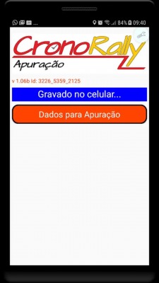 App CronoRally Apuração