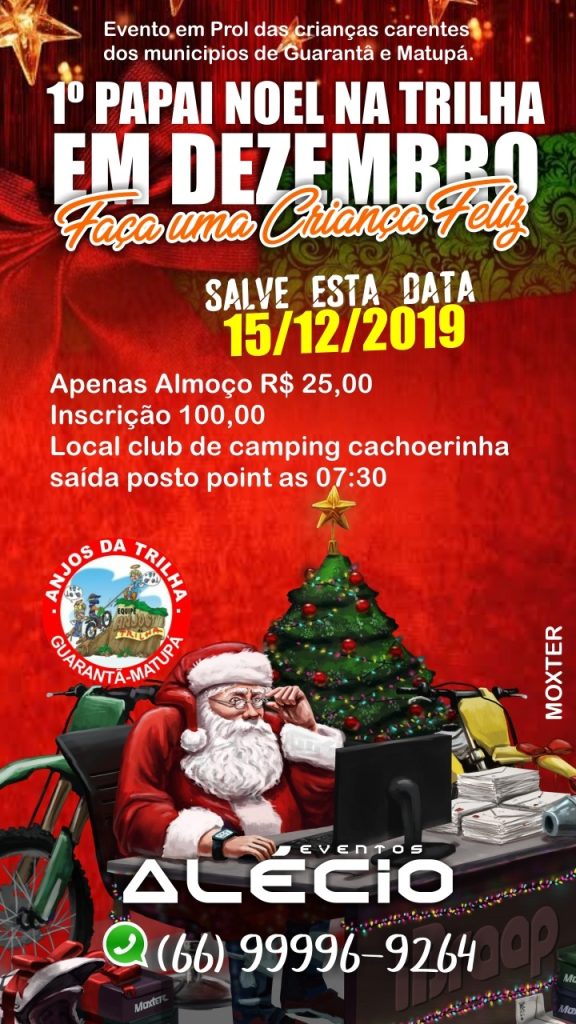 1º PAPAI NOEL NA TRILHA
