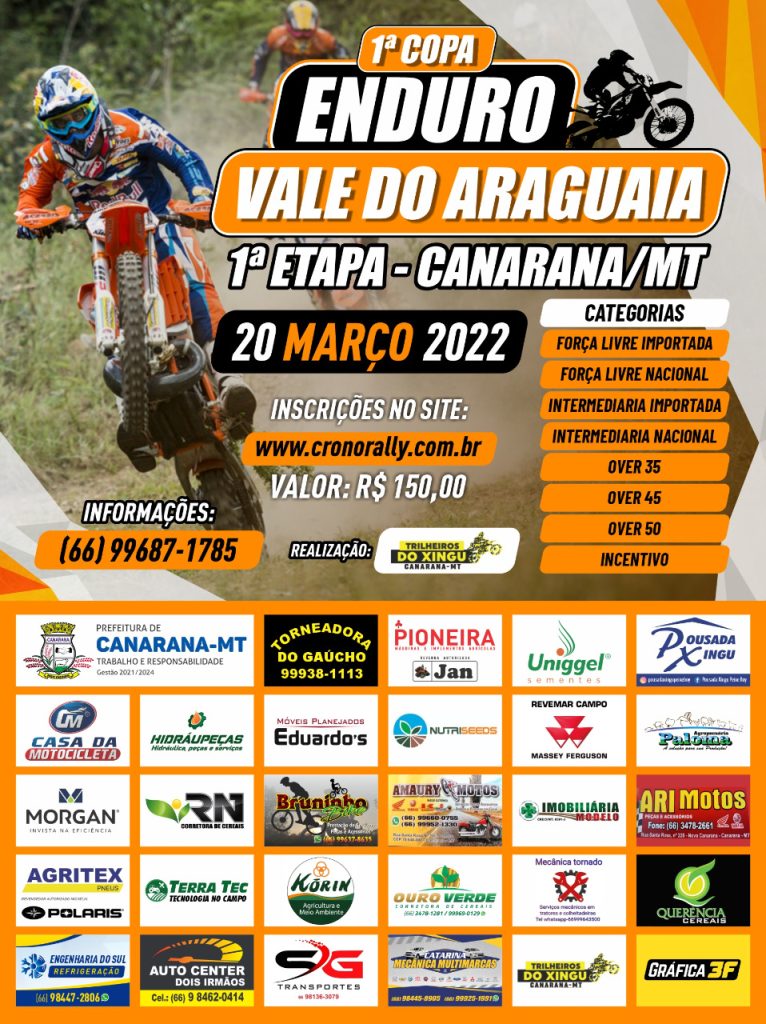 1° Copa Vale do Araguaia de Enduro 2022 -1ª Etapa Canarana