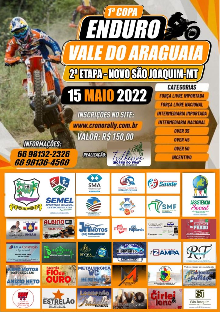 1° Copa Vale do Araguaia de Enduro 2022 -2ª Etapa São Joaquim