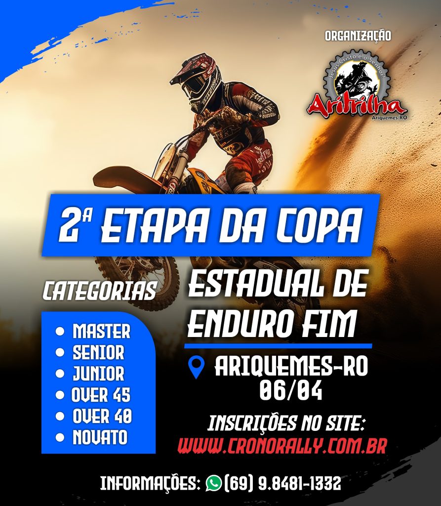 2ª Etapa da Copa Estadual de Enduro FIM – Ariquemes-RO