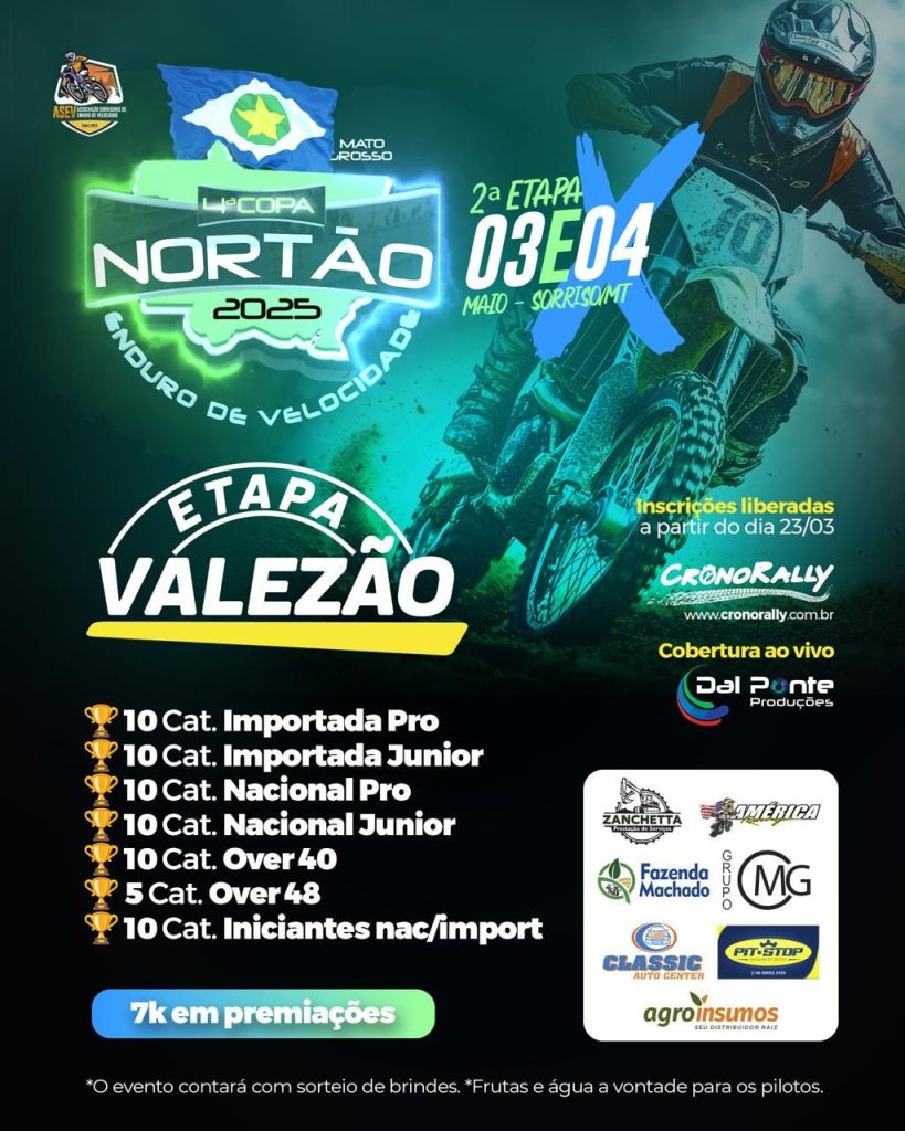 4ª Copa Nortão – Sorriso – Etapa Valezão