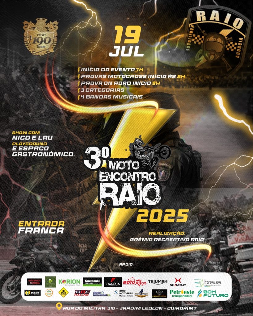 3º Moto Encontro Raio 2025