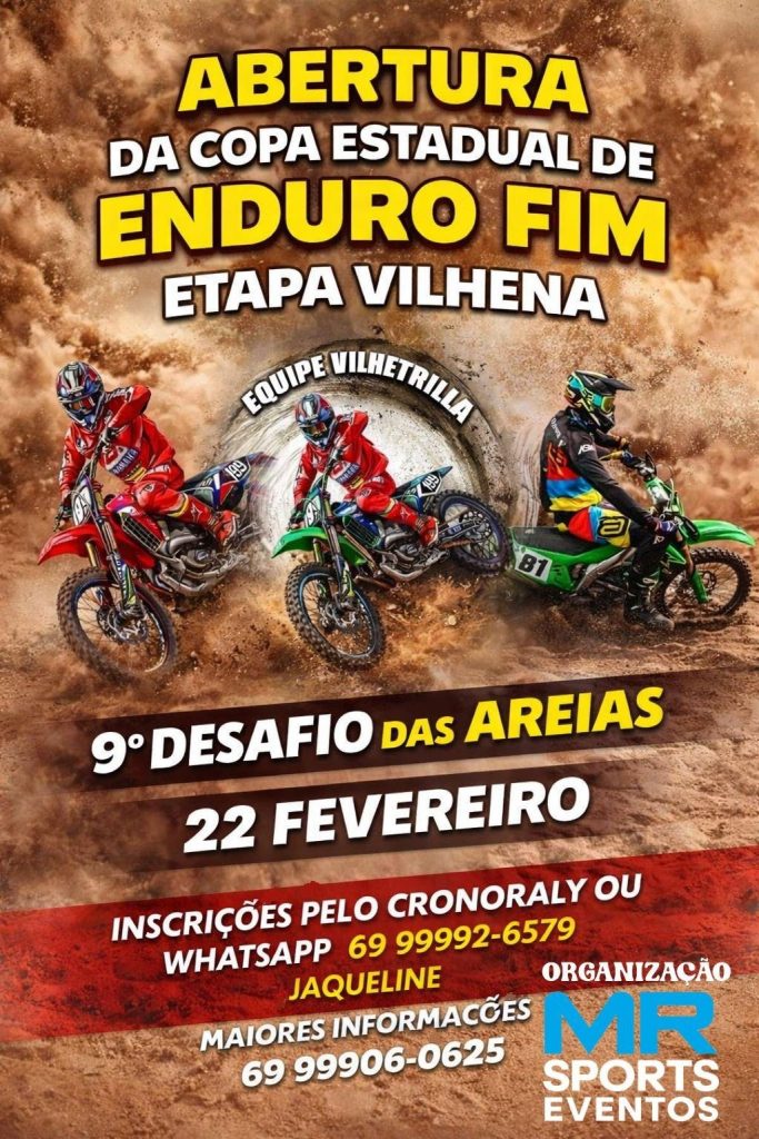 9º Desafio das Areias – Abertura Copa Estadual Enduro Fim
