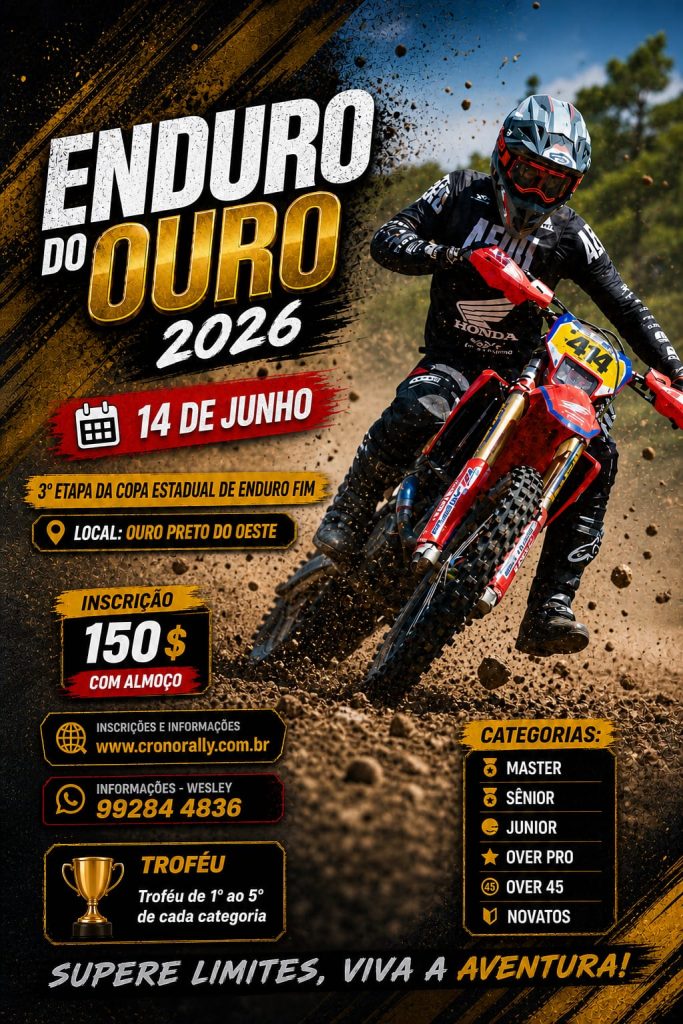 3ª Etapa Estadual Enduro FIM – Enduro do Ouro 2026