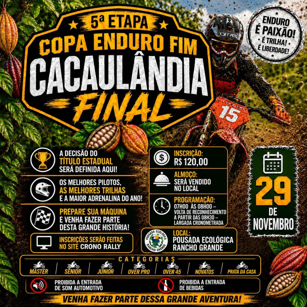 5ª Etapa Copa Enduro FIM Cacaulândia FINAL